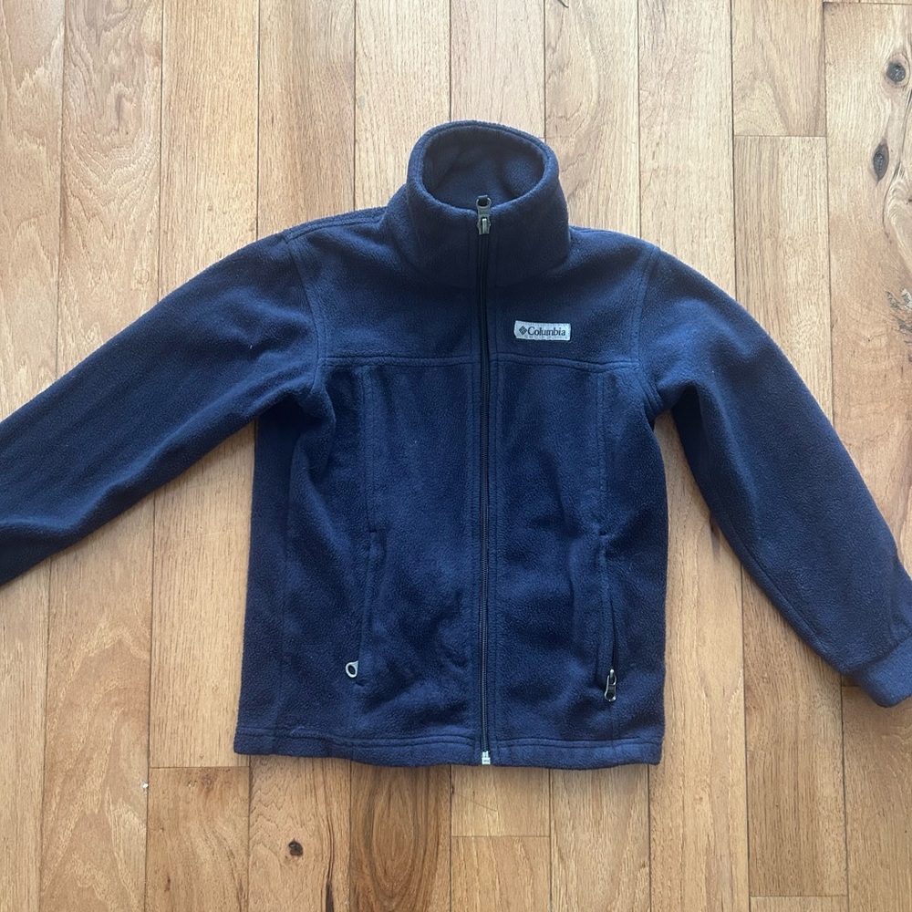 Columbia Kids Dark Blue Fleece Jacket